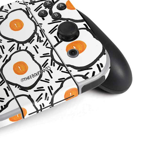 Bouffants and Broken Hearts Eggs Nintendo Switch OLED (2021) Skin